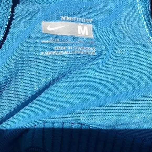 Nike FITDRY | Polka Dot | Racerback Active Top | Blue | M/L - Picture 5 of 8